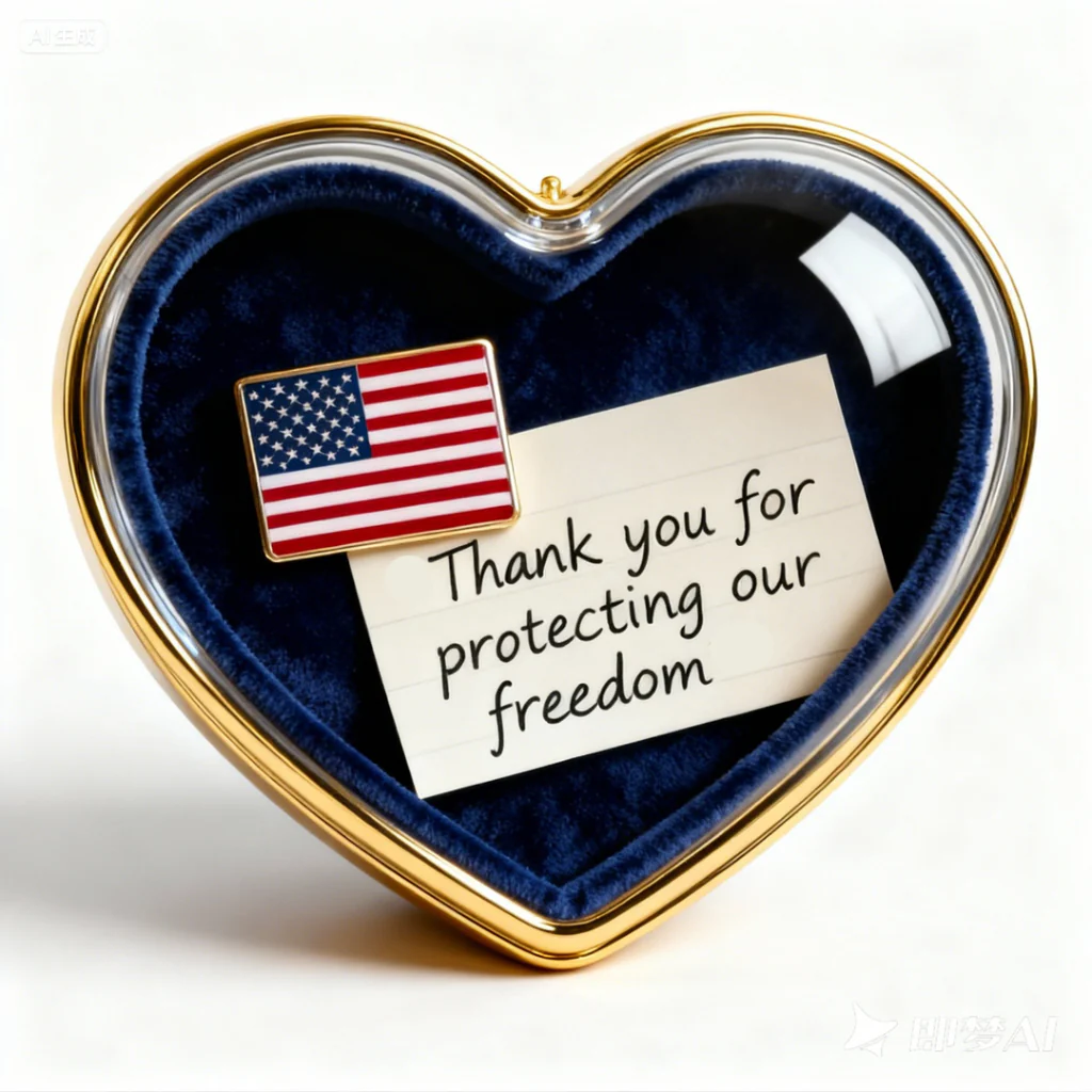 🌲Christmas Gift 50% Off--"A Pocket Hug for Our Brave Veterans" Greeting Card - Image 5