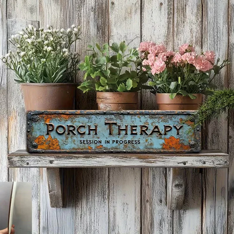 🏡Summer Sale 50% OFF🔥Country-style "Porch Healing" Metal Sign - Image 2