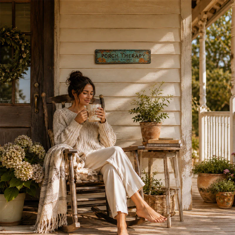 🏡Summer Sale 50% OFF🔥Country-style "Porch Healing" Metal Sign - Image 5