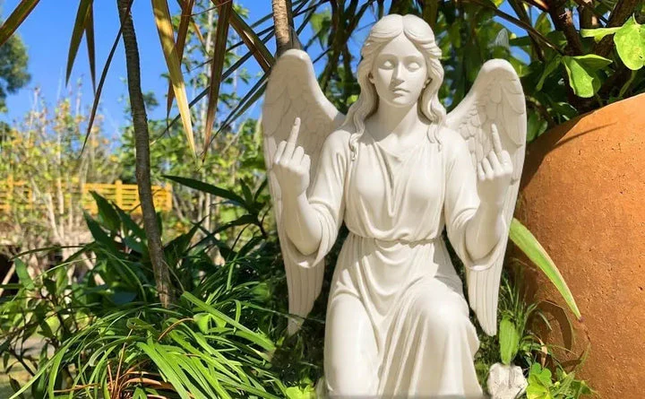 🎨✨ Prayer Angel with Attitude - The original “Talk to the Hand” icon! - Image 5