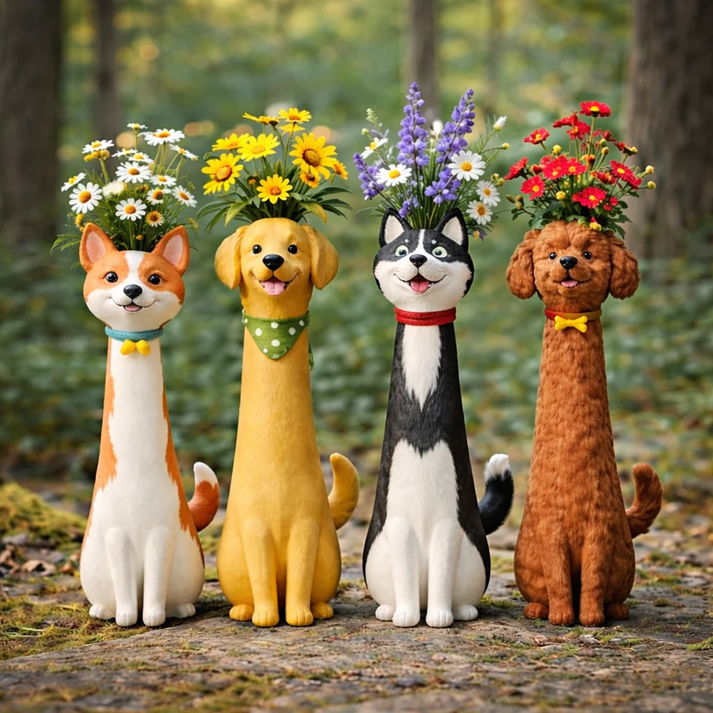 😻2026 Mother's Day Gifts 50% Off--💖🎁Mini Quirky Cat Vase - Image 12