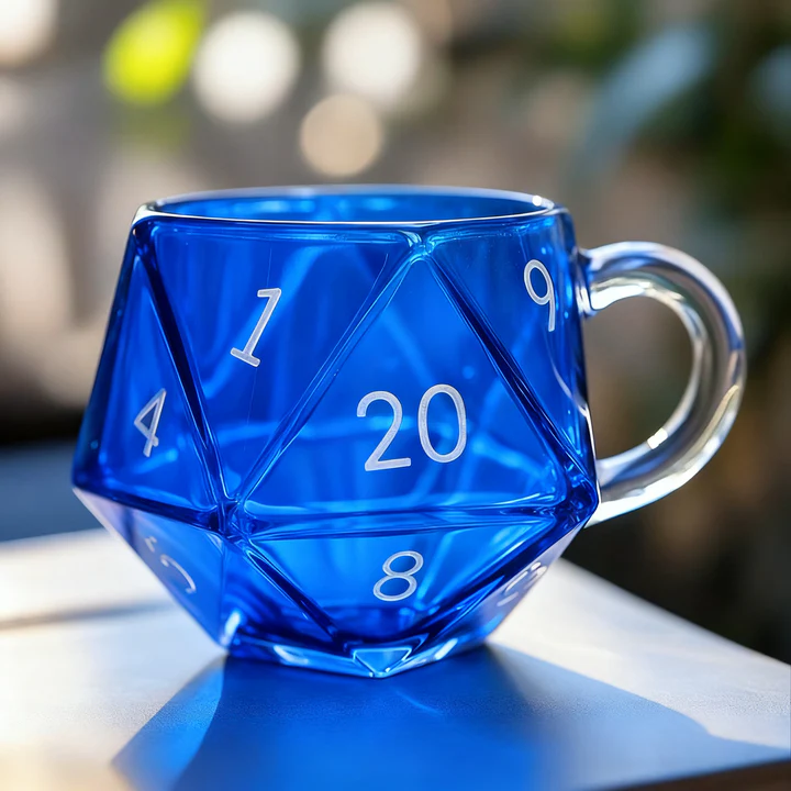 🔥LAST DAY 49% OFF -Rainbow Glass D20 Dice Cup - Image 3