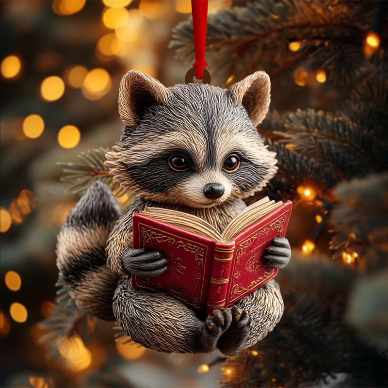 Reading Fox Ornament - Image 4