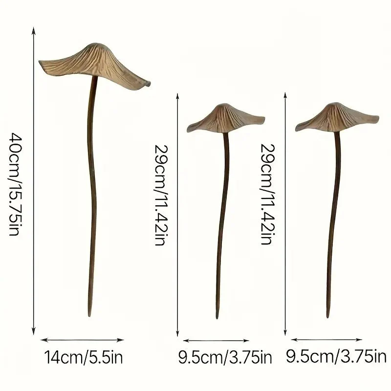 🔥Summer Hot Sale🍄Vintage Metal Mushroom Garden Stakes, Whimsical Outdoor Yard Decor - Image 10