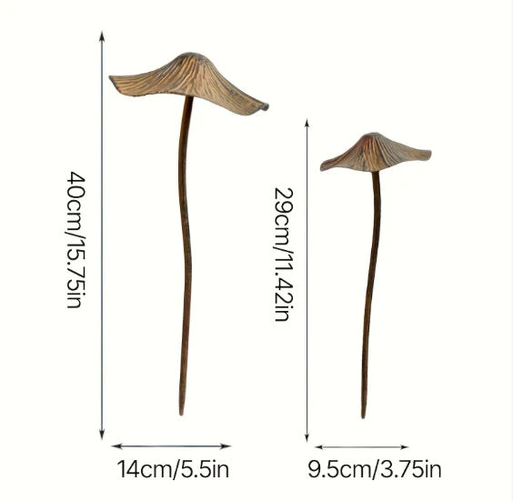 🔥Summer Hot Sale🍄Vintage Metal Mushroom Garden Stakes, Whimsical Outdoor Yard Decor - Image 9