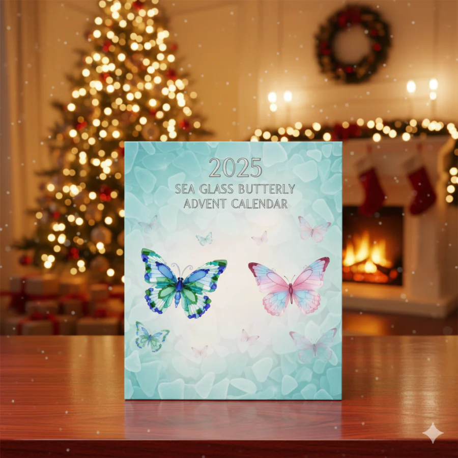 🌊2025 Sea Glass Butterfly Advent Calendar - Image 2