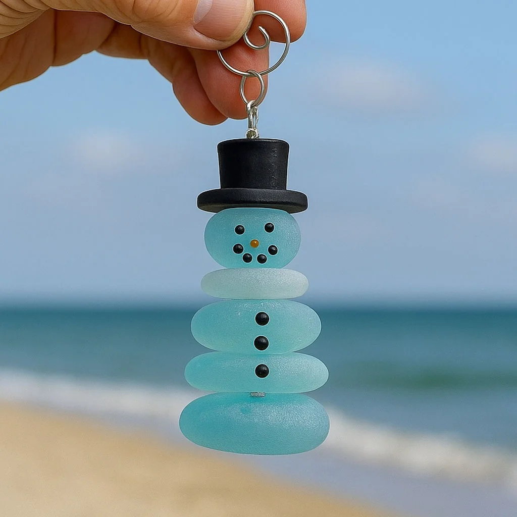 🎅Sea Glass Christmas Ornaments