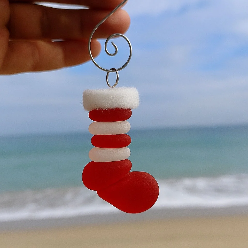 🎅Sea Glass Christmas Ornaments - Image 2