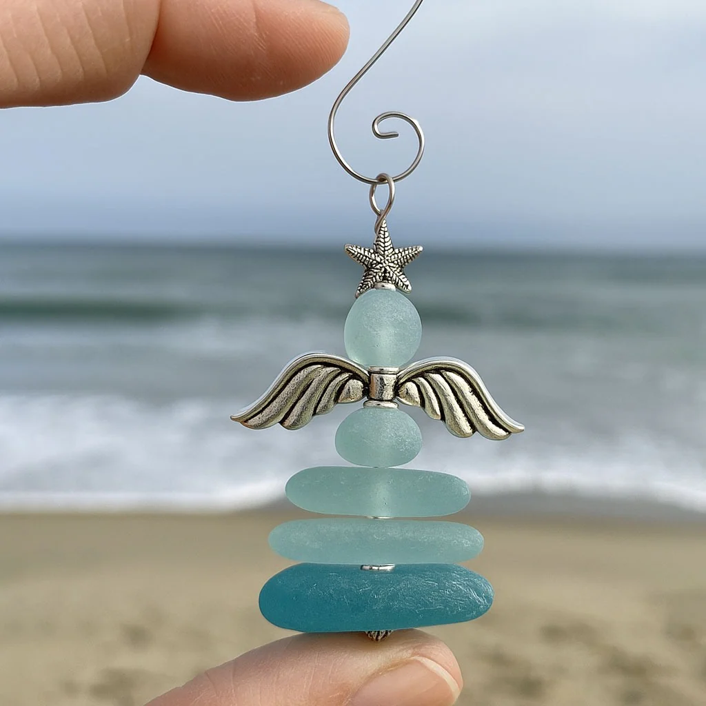 🎅Sea Glass Christmas Ornaments - Image 4
