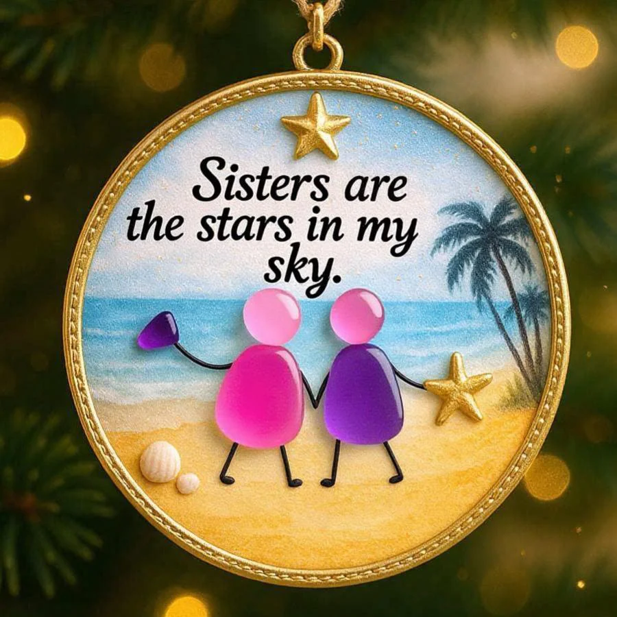 Sea Glass Friendship Ornament - Image 2