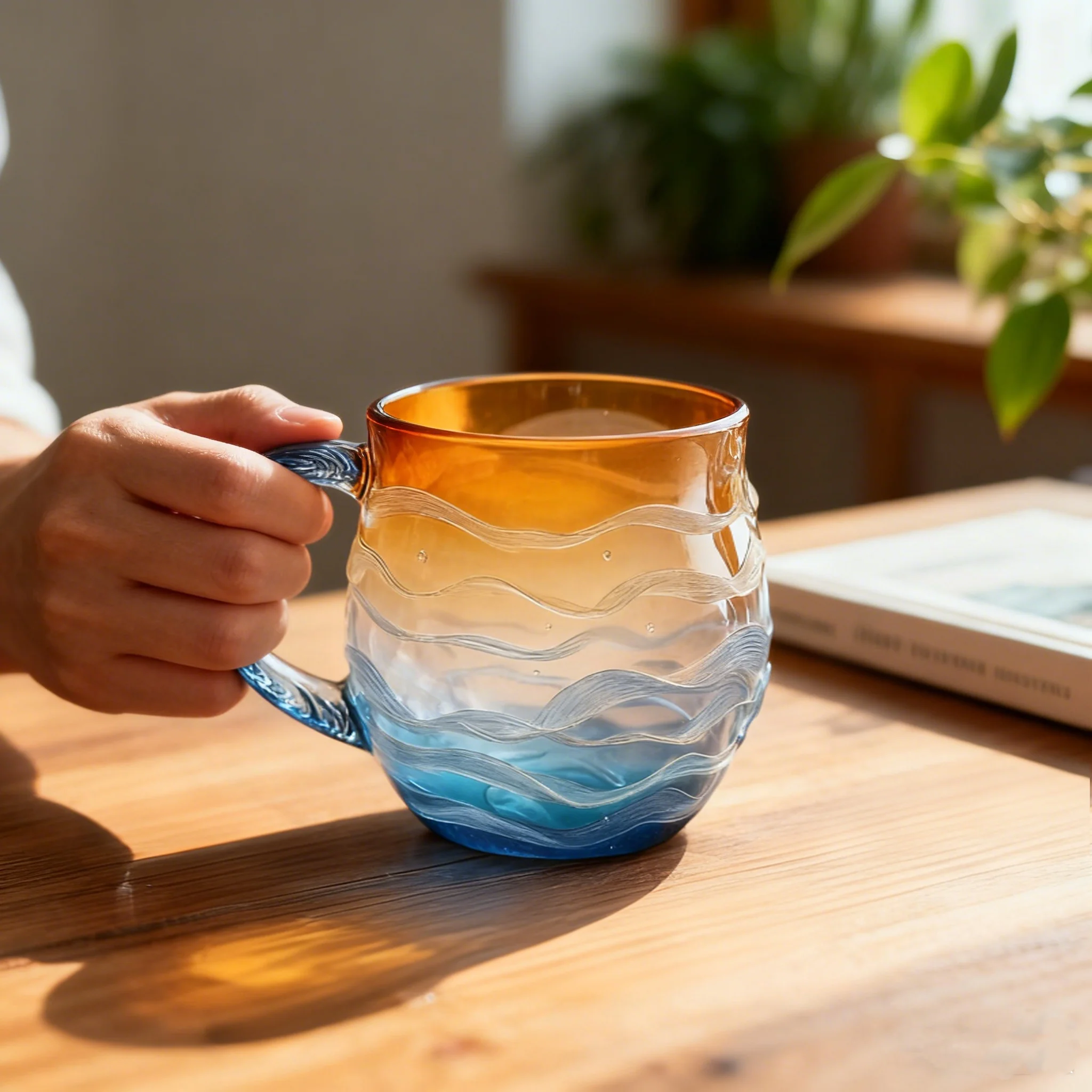 Sea Glass Sunset Mug - Image 3