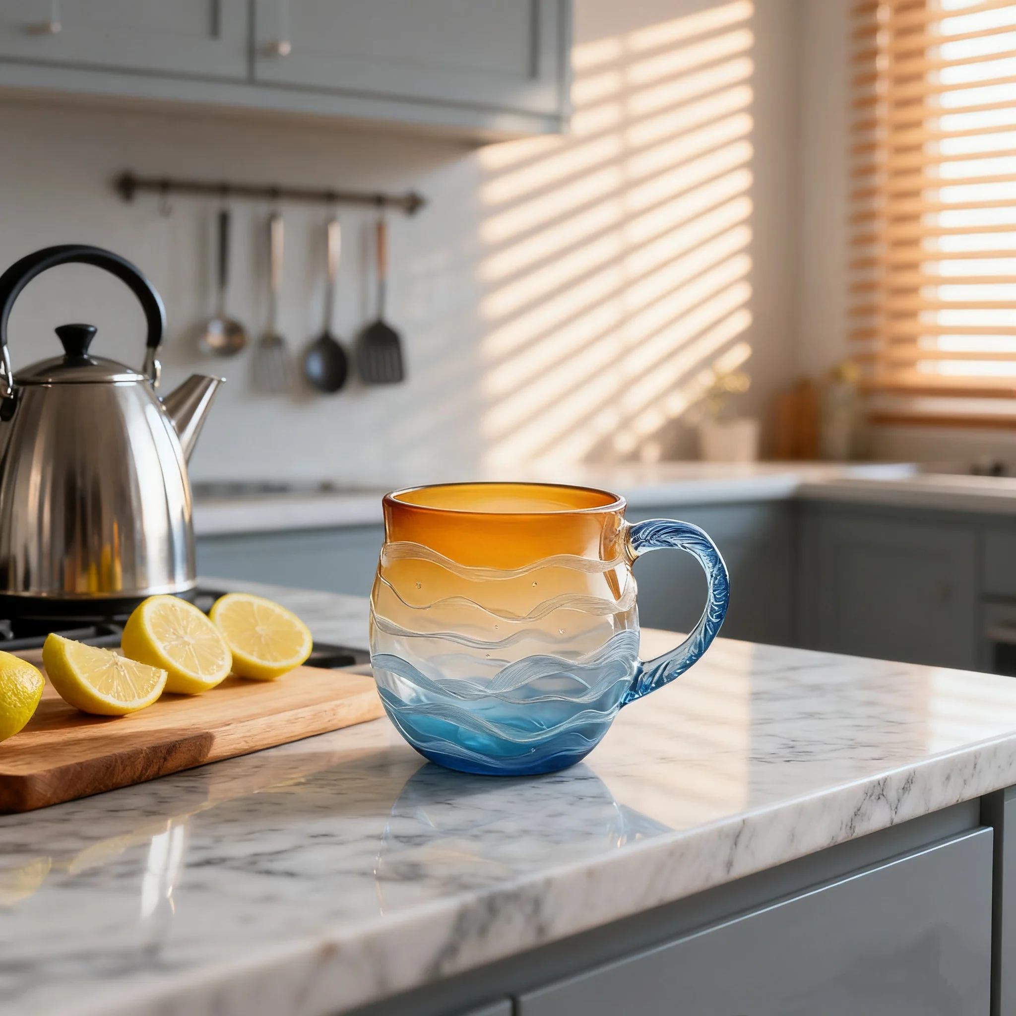 Sea Glass Sunset Mug - Image 4