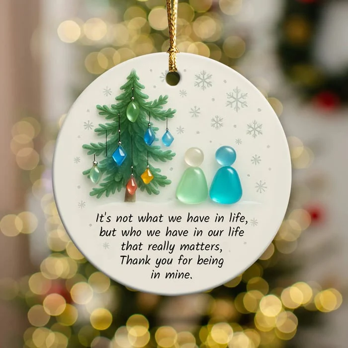 🎁Early Christmas Sale 49% OFF - Sea Glass Timeless Friendship Ornament - Image 3