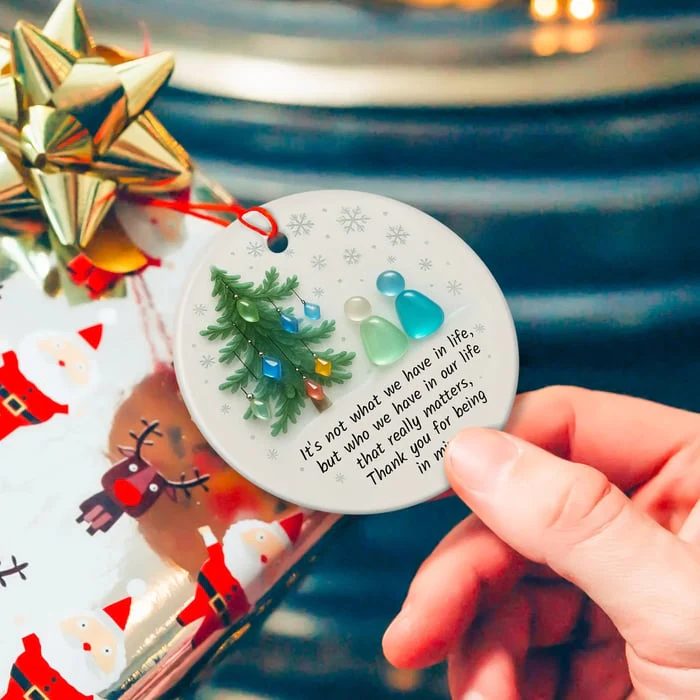 🎁Early Christmas Sale 49% OFF - Sea Glass Timeless Friendship Ornament - Image 5