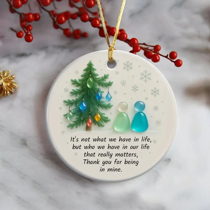 🎁Early Christmas Sale 49% OFF - Sea Glass Timeless Friendship Ornament - Image 6