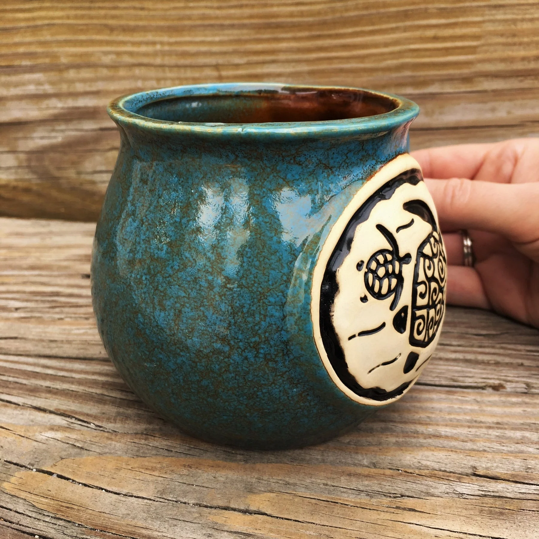 Sea Turtle Beanpot Mug - Image 2