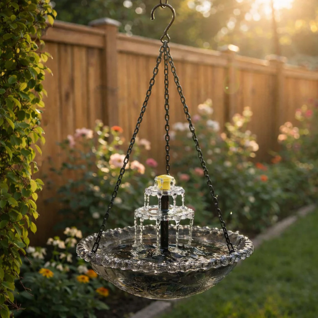 🐦Solar Cascade Hanging Bird Bath Fountain - Image 12