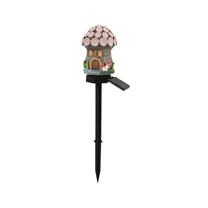 🍄🍄Solar Fairy-Tale Mushroom Cottage Garden Light - Image 12