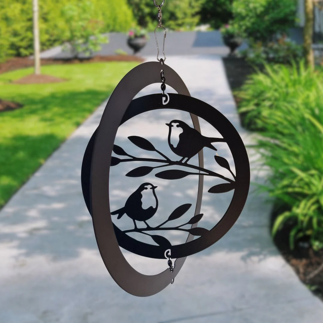 🐦 Spinning Bird Wind Ornament – Peaceful Motion for Your Outdoor Space - Image 3