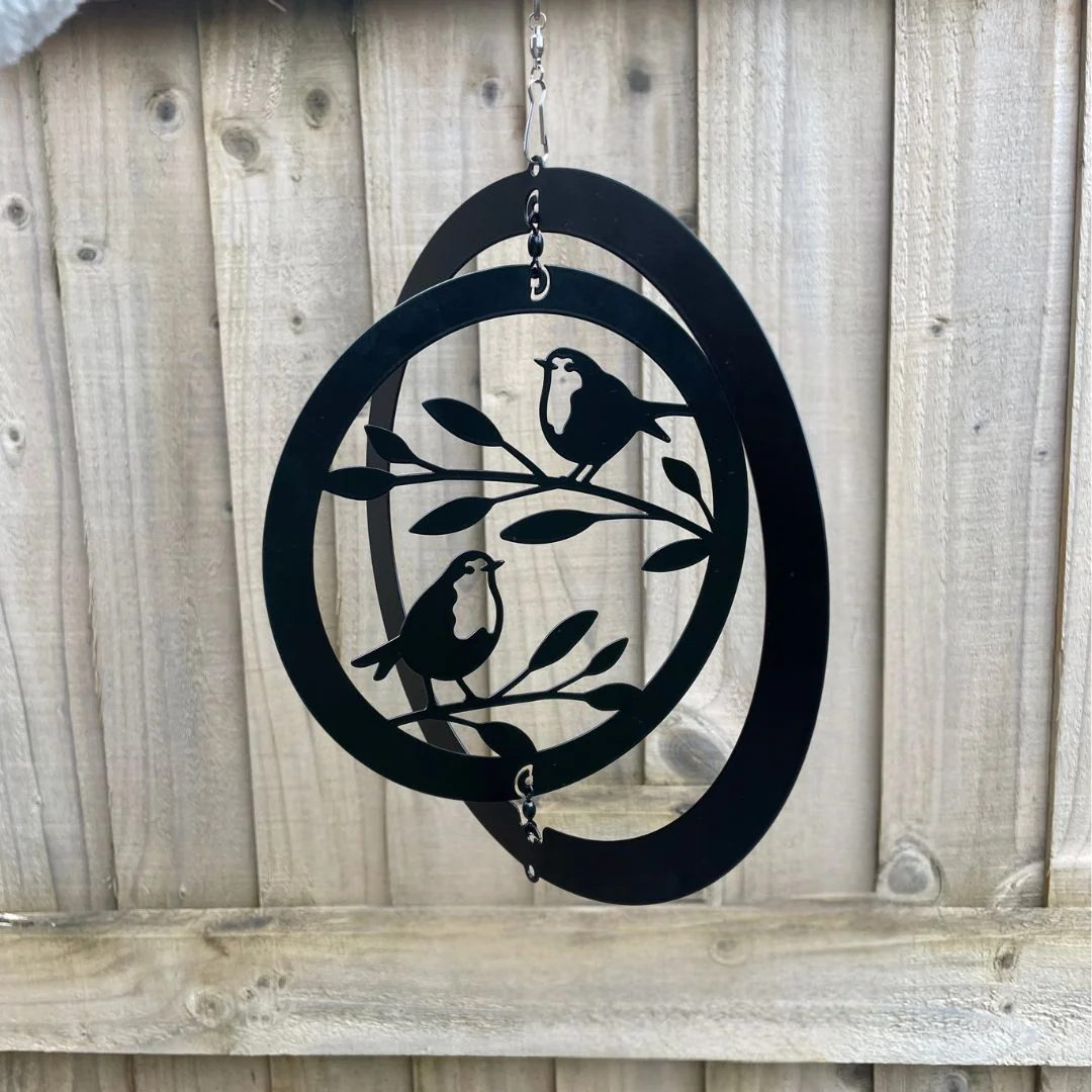 🐦 Spinning Bird Wind Ornament – Peaceful Motion for Your Outdoor Space - Image 4