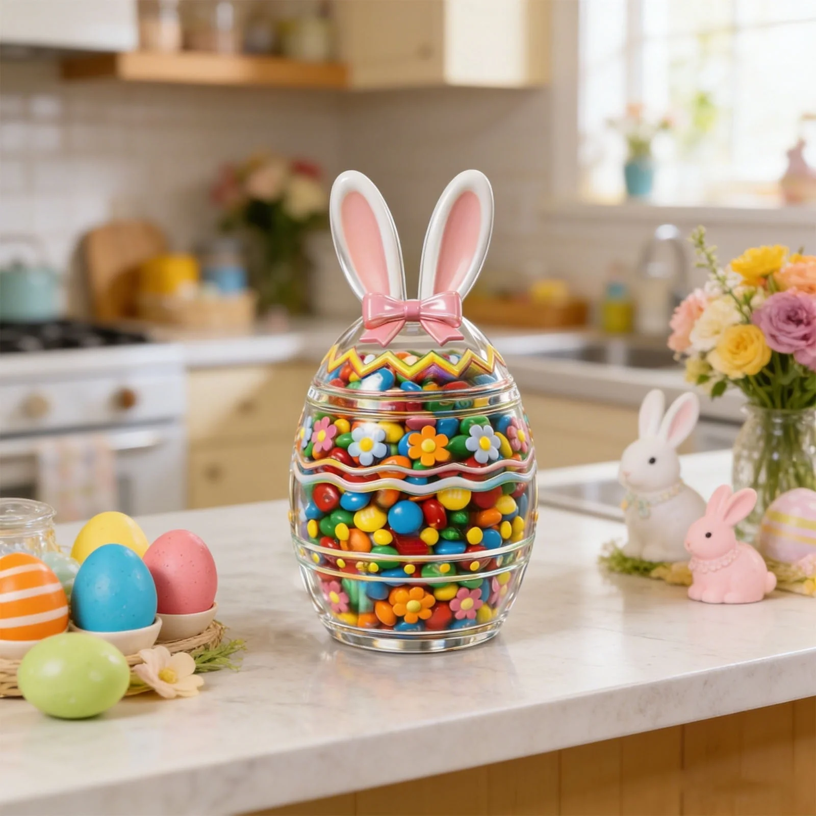 🐰❤️Spring Festival Kitchen Countertop Cookie Jar - Image 12