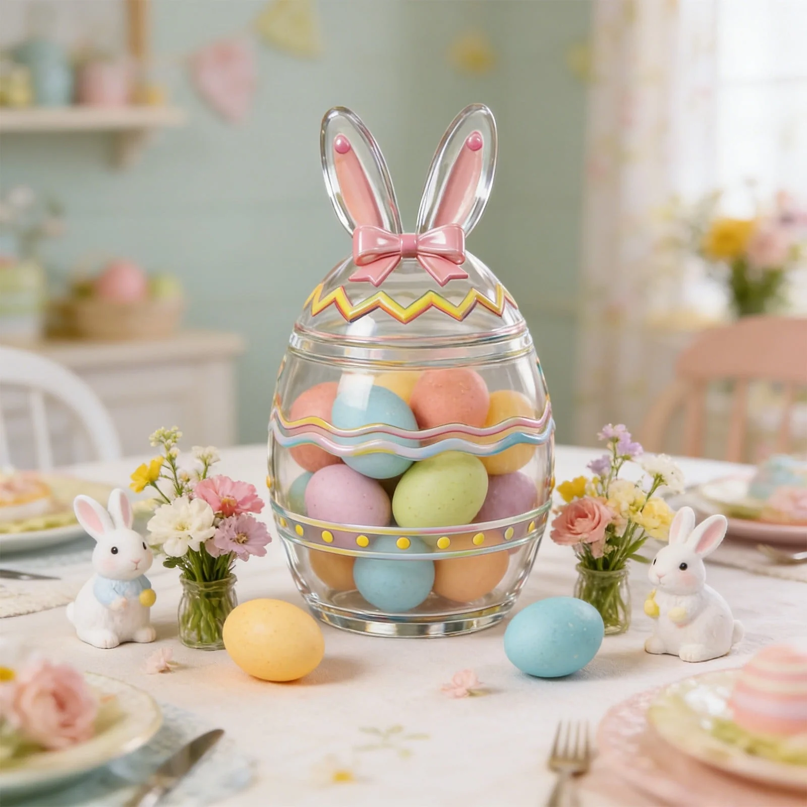 🐰❤️Spring Festival Kitchen Countertop Cookie Jar - Image 7