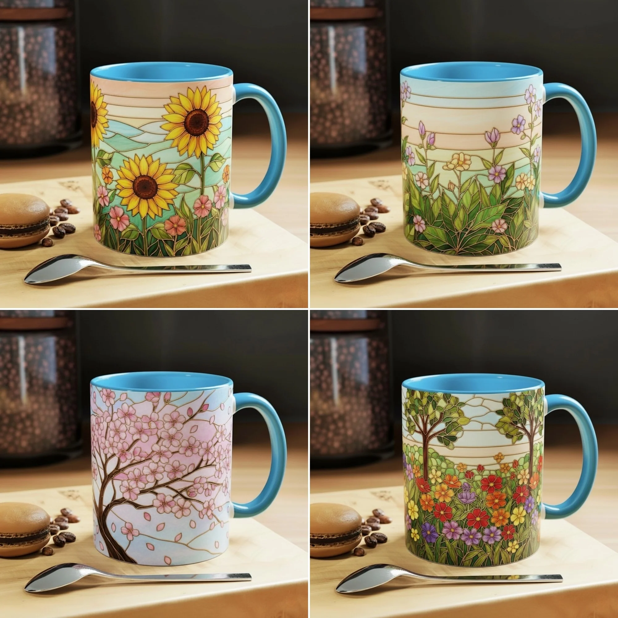 🌿 The Stained Glass Nature Collection Mug 🌸 - Image 10