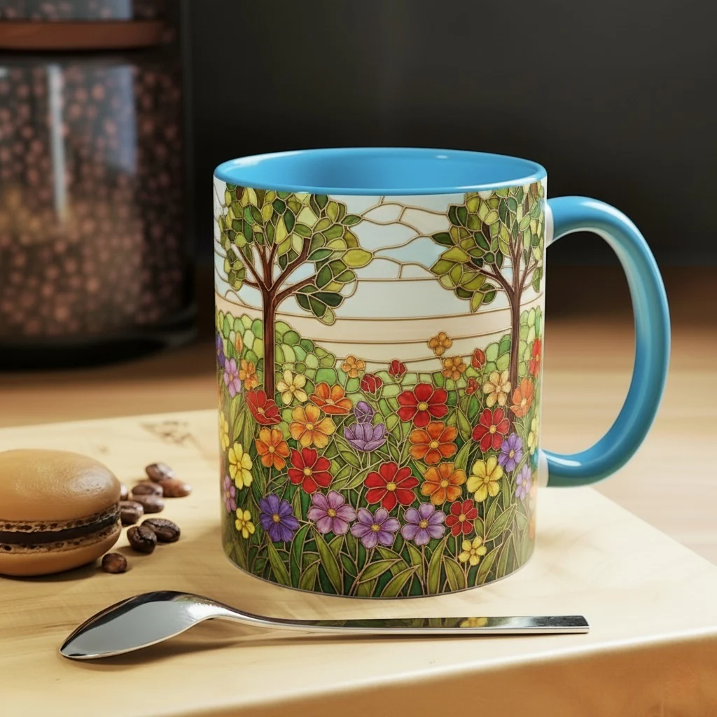 🌿 The Stained Glass Nature Collection Mug 🌸 - Image 4