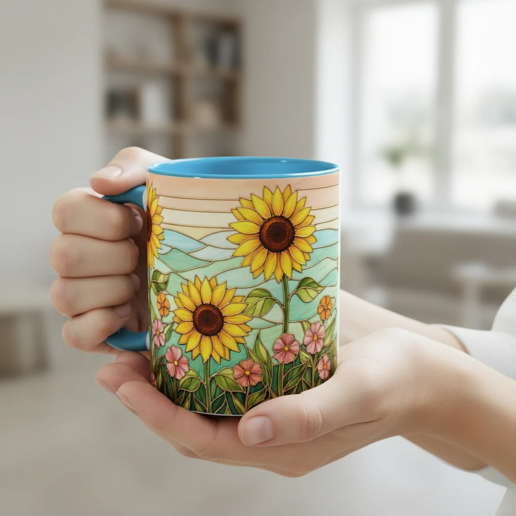 🌿 The Stained Glass Nature Collection Mug 🌸 - Image 6