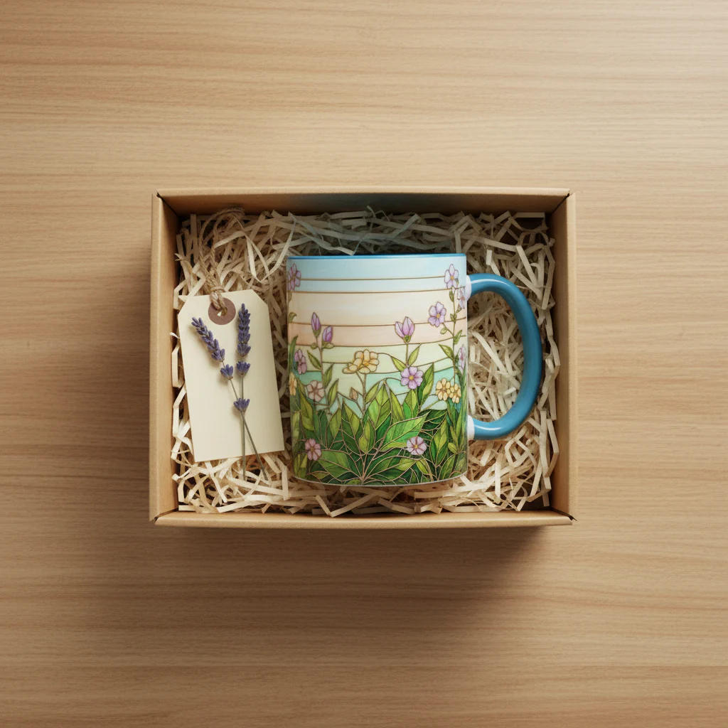 🌿 The Stained Glass Nature Collection Mug 🌸 - Image 7
