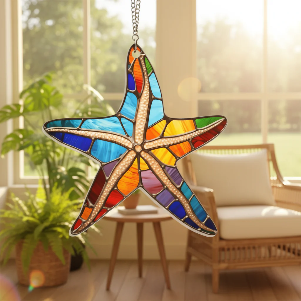 ☀️ Stained Glass Suncatcher & Beach Ornament Collection 🏖️ - Image 10