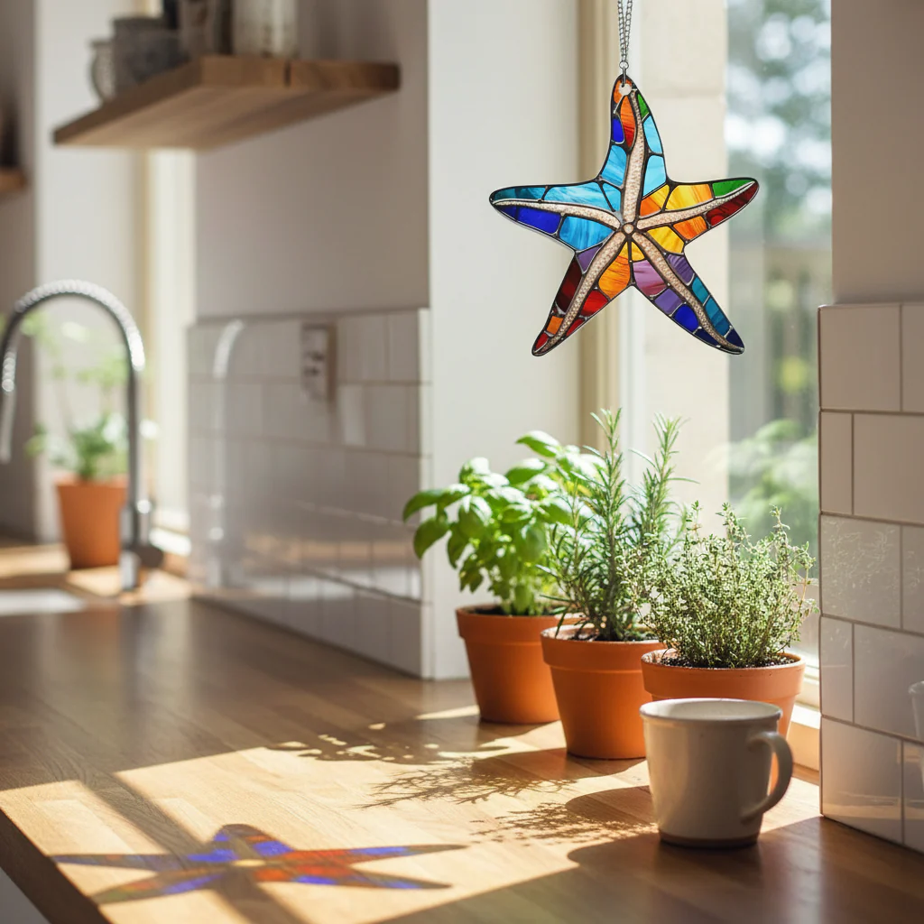 ☀️ Stained Glass Suncatcher & Beach Ornament Collection 🏖️ - Image 11