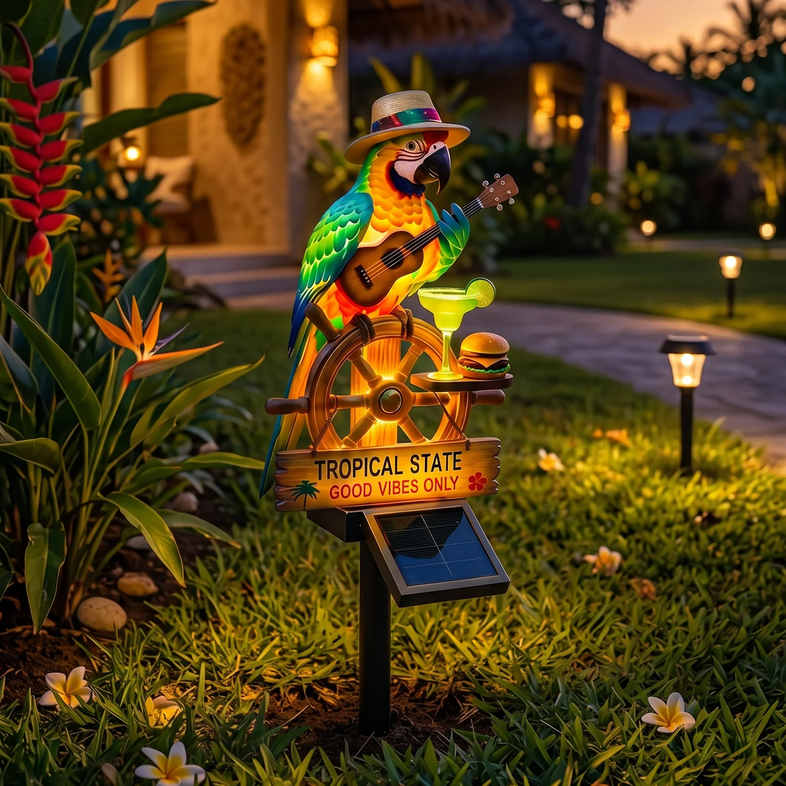 🌴 "Tropical State of Mind" Solar-Powered Parrot  Light – Your 24/7 Vacation Mode, Activated 🌅 - Image 3