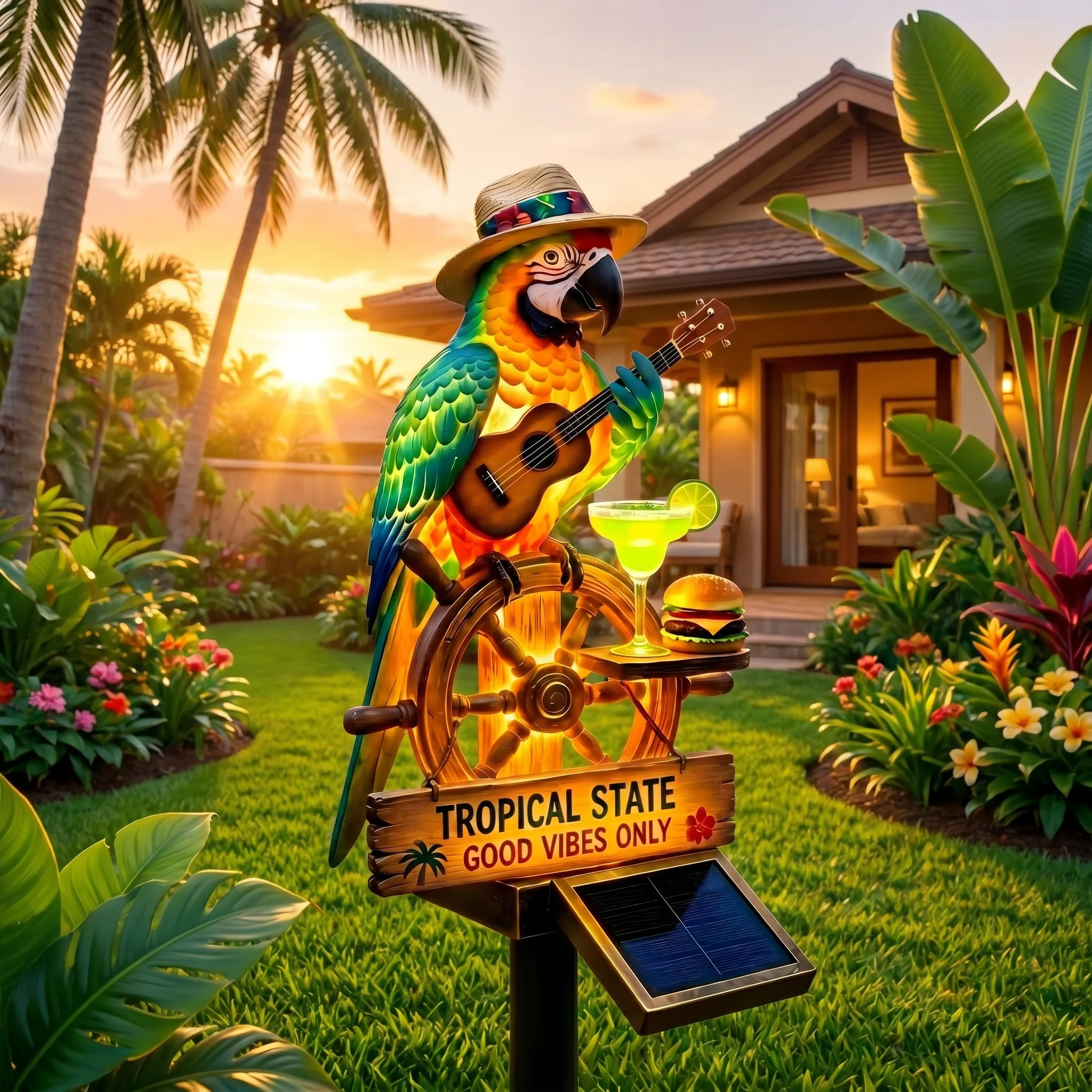🌴 "Tropical State of Mind" Solar-Powered Parrot  Light – Your 24/7 Vacation Mode, Activated 🌅 - Image 5