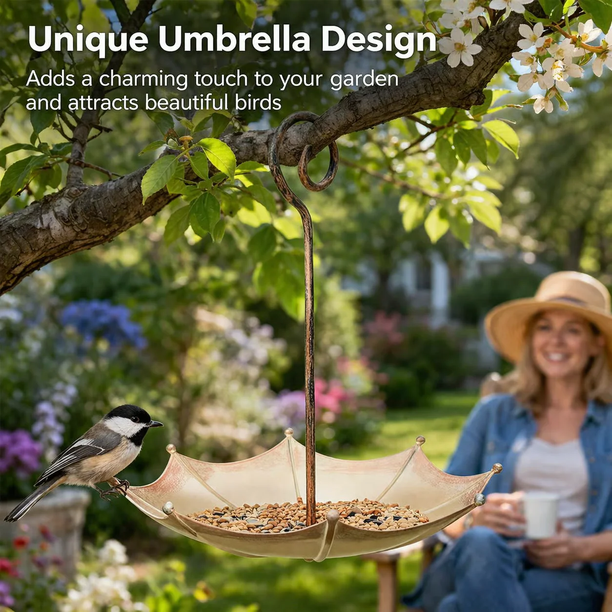 🐦Last Day 50% OFF🐦Mini Umbrella Bird Feeder — Whimsical Garden Charm - Image 3