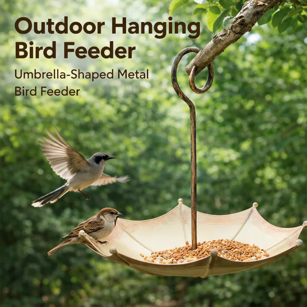 🐦Last Day 50% OFF🐦Mini Umbrella Bird Feeder — Whimsical Garden Charm - Image 5
