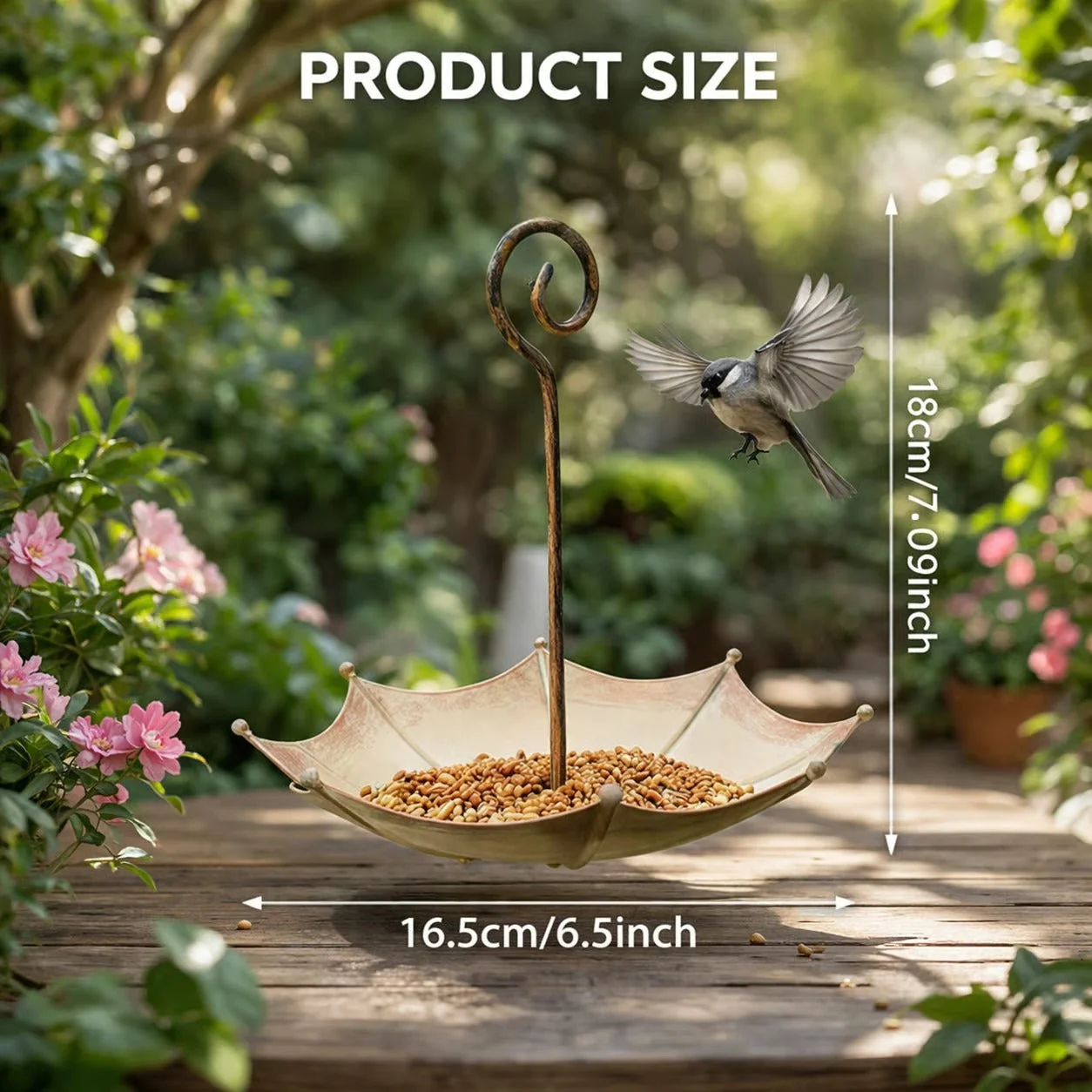 🐦Last Day 50% OFF🐦Mini Umbrella Bird Feeder — Whimsical Garden Charm - Image 8