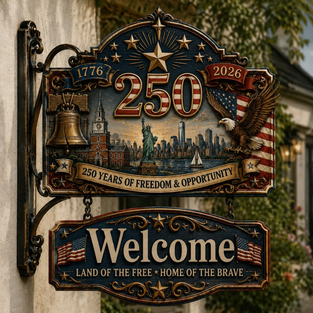 🔥Last Day 49% OFF🔥 - USA 250th Anniversary Welcome Sign - Image 2