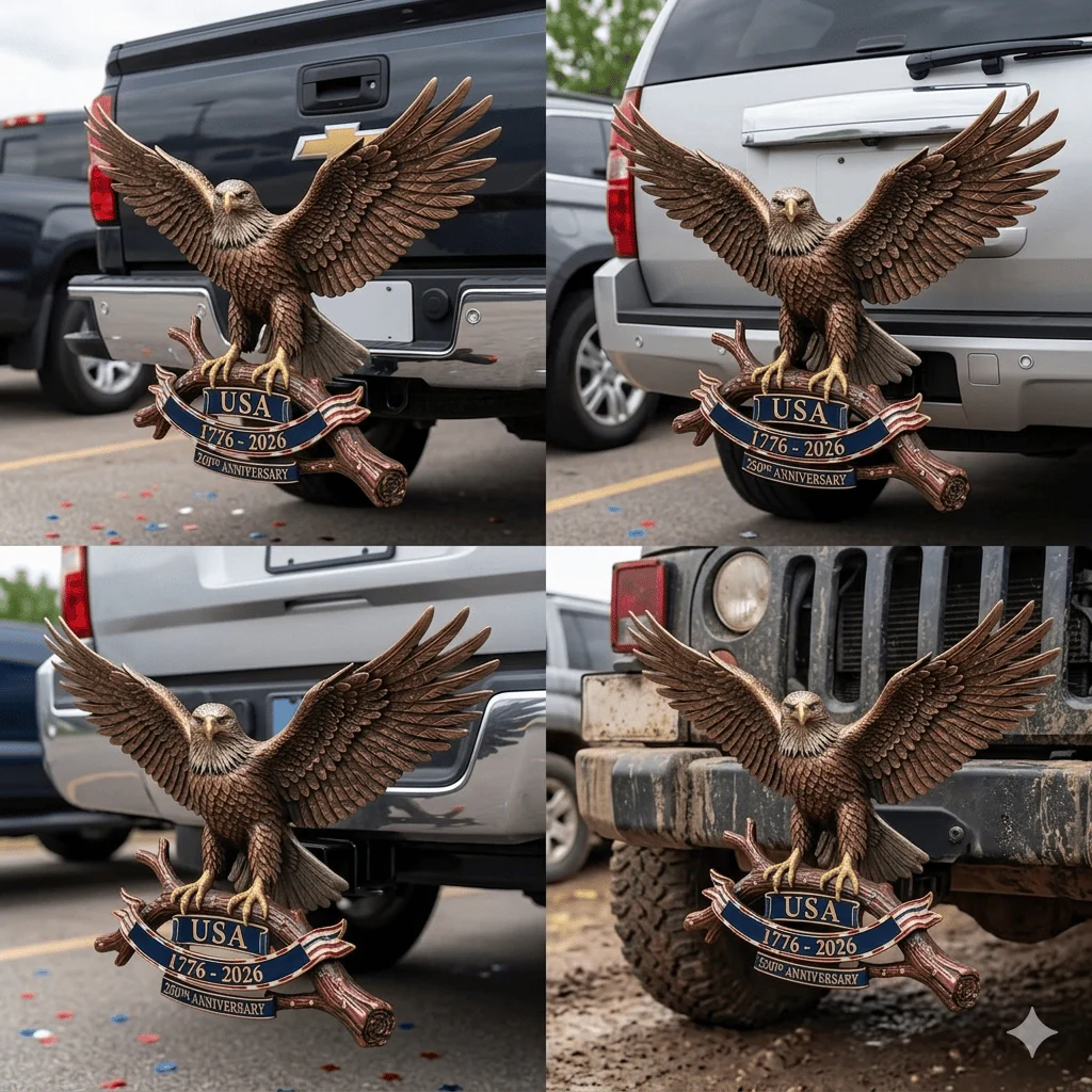 ⚡️Independence Day 50% OFF- 🦅 USA 250th Anniversary Eagle Trailer Hitch – A Legacy of Freedom on the Road - Image 5
