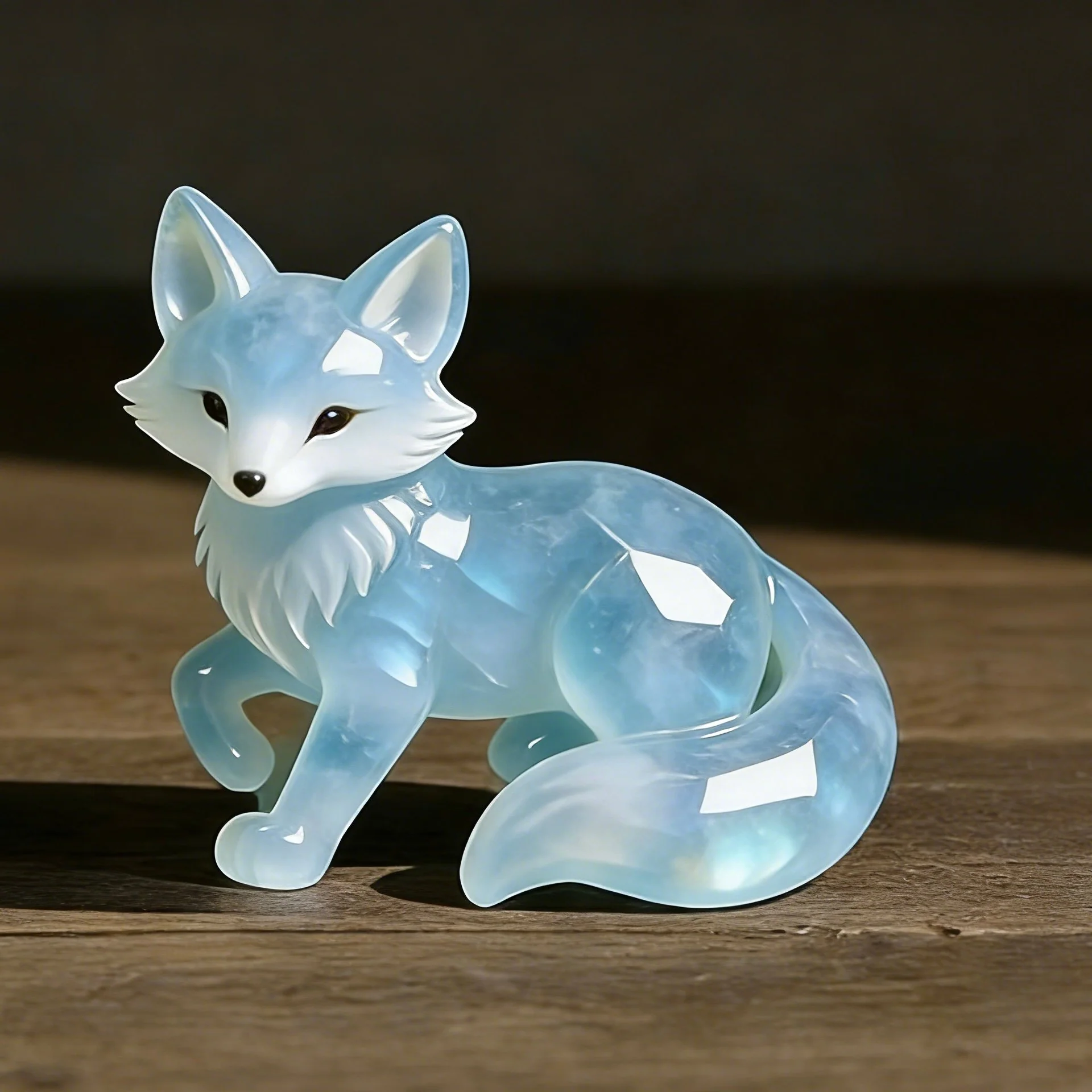 🌙🦊 2026 Valentine’s Talisman · Moonstone-Style Fox Keepsake — Symbol of Gentle Warmth & Sweet Bonds💎 - Image 5