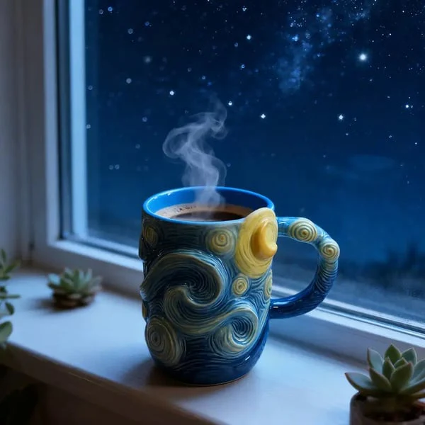 ✨ Van Gogh “Starry Night” Art Mug - Image 5