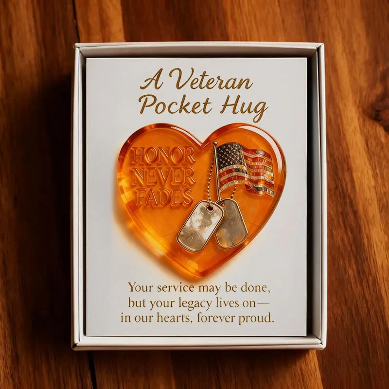 🔥LAST DAY 50% OFF - ❤️Veteran Pocket Hug Keepsake - Image 3