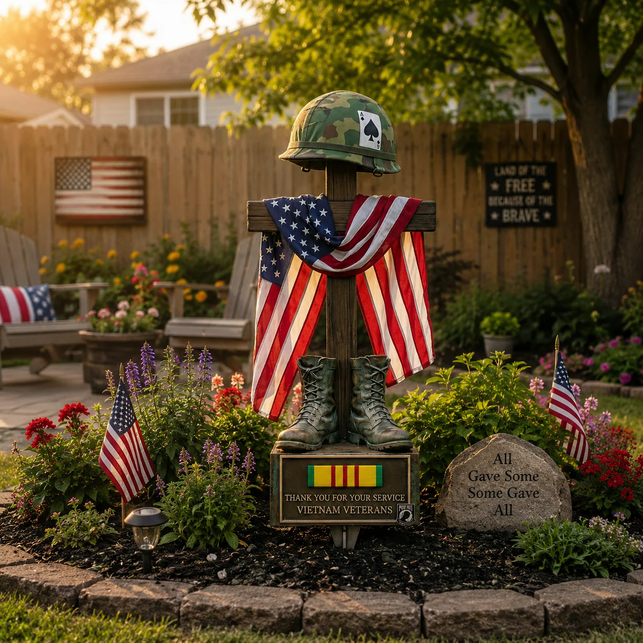 ✝️✝️Last Day Promo: 50% OFF 🎖️-Vietnam Veteran Battlefield Cross Memorial Garden Stake - Image 3