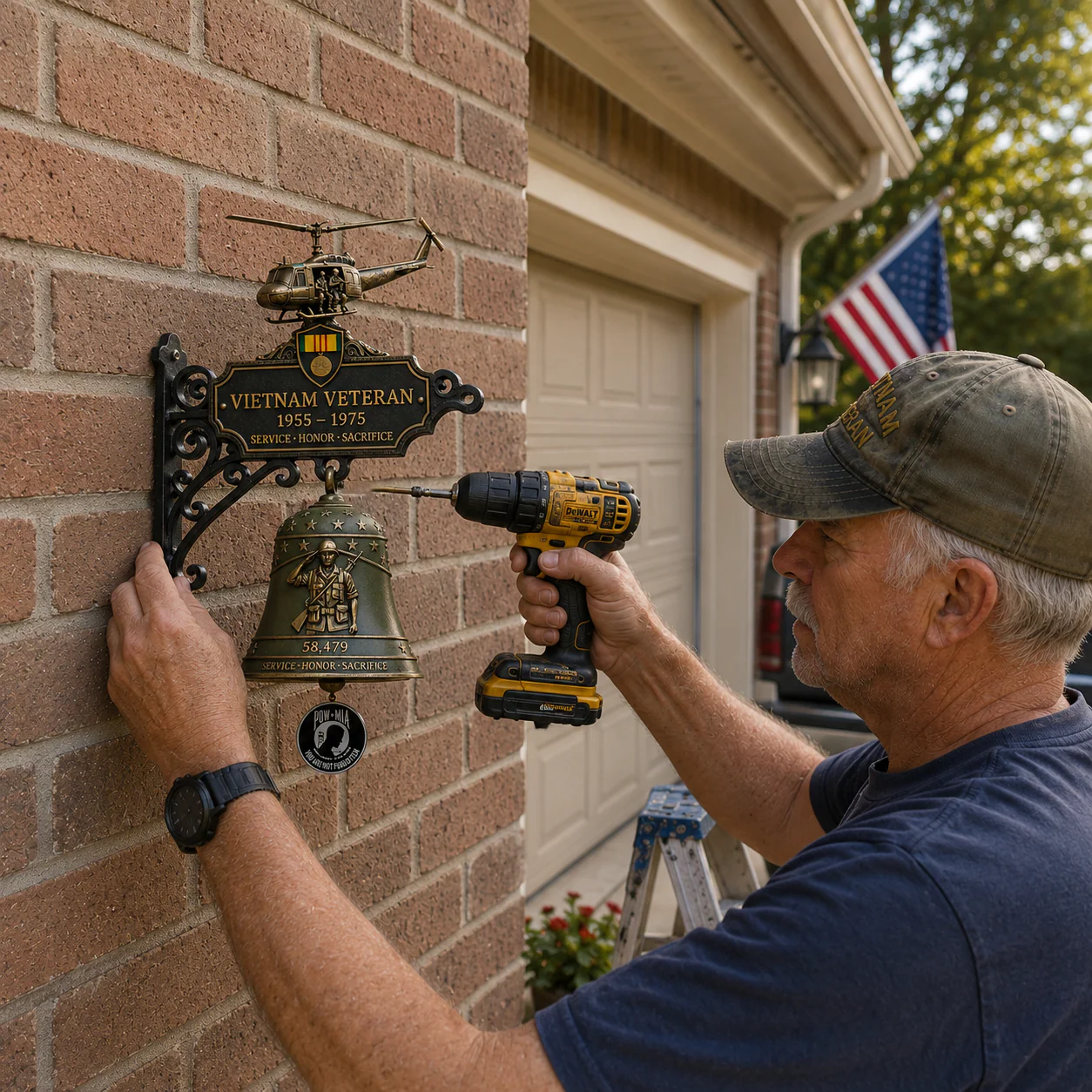 🔔🔔 Last Day Promo: 50% OFF -Vietnam Veteran Tribute Wall Bell - Image 3