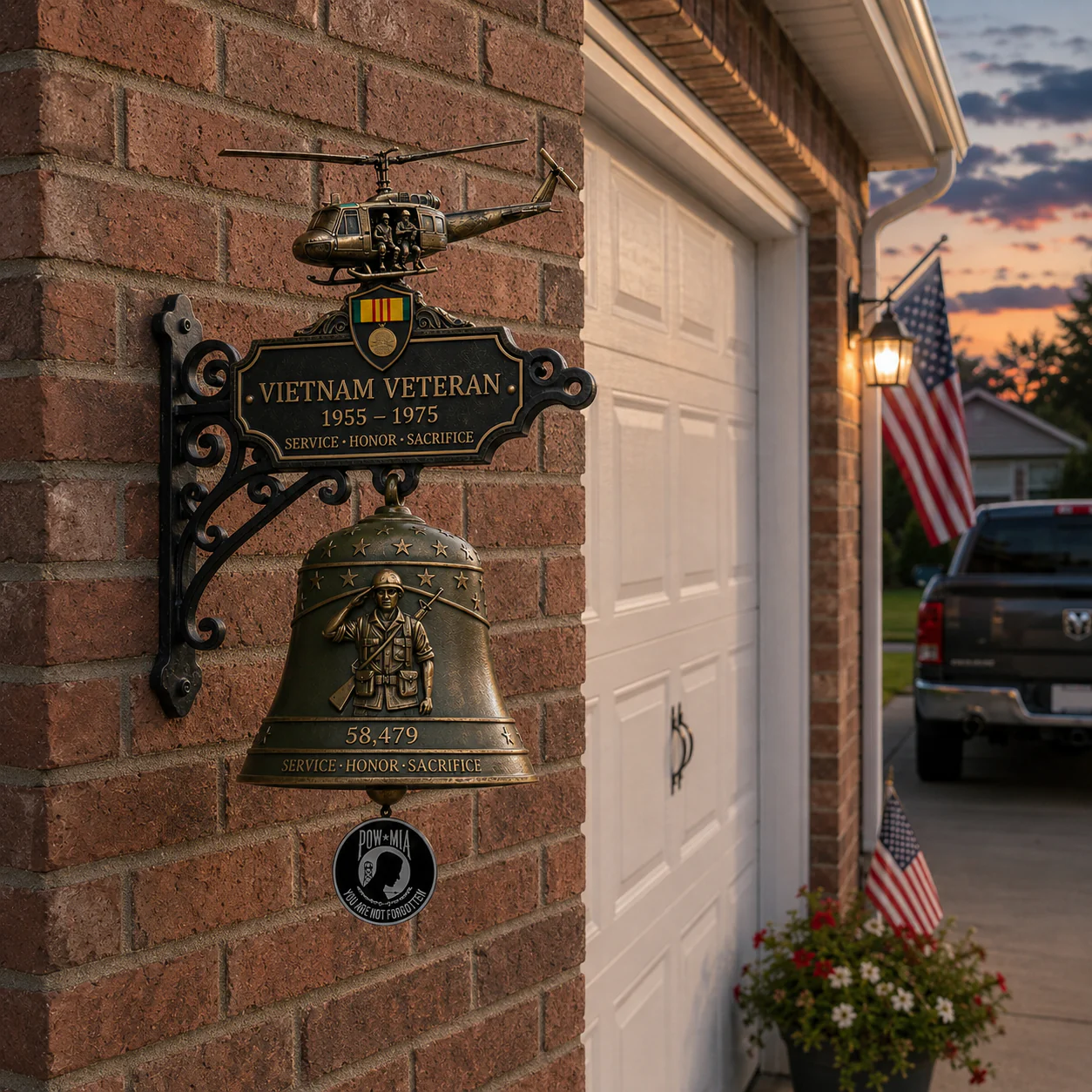 🔔 Last Day Promo: 50% OFF -Vietnam Veteran Tribute Wall Bell - Image 5