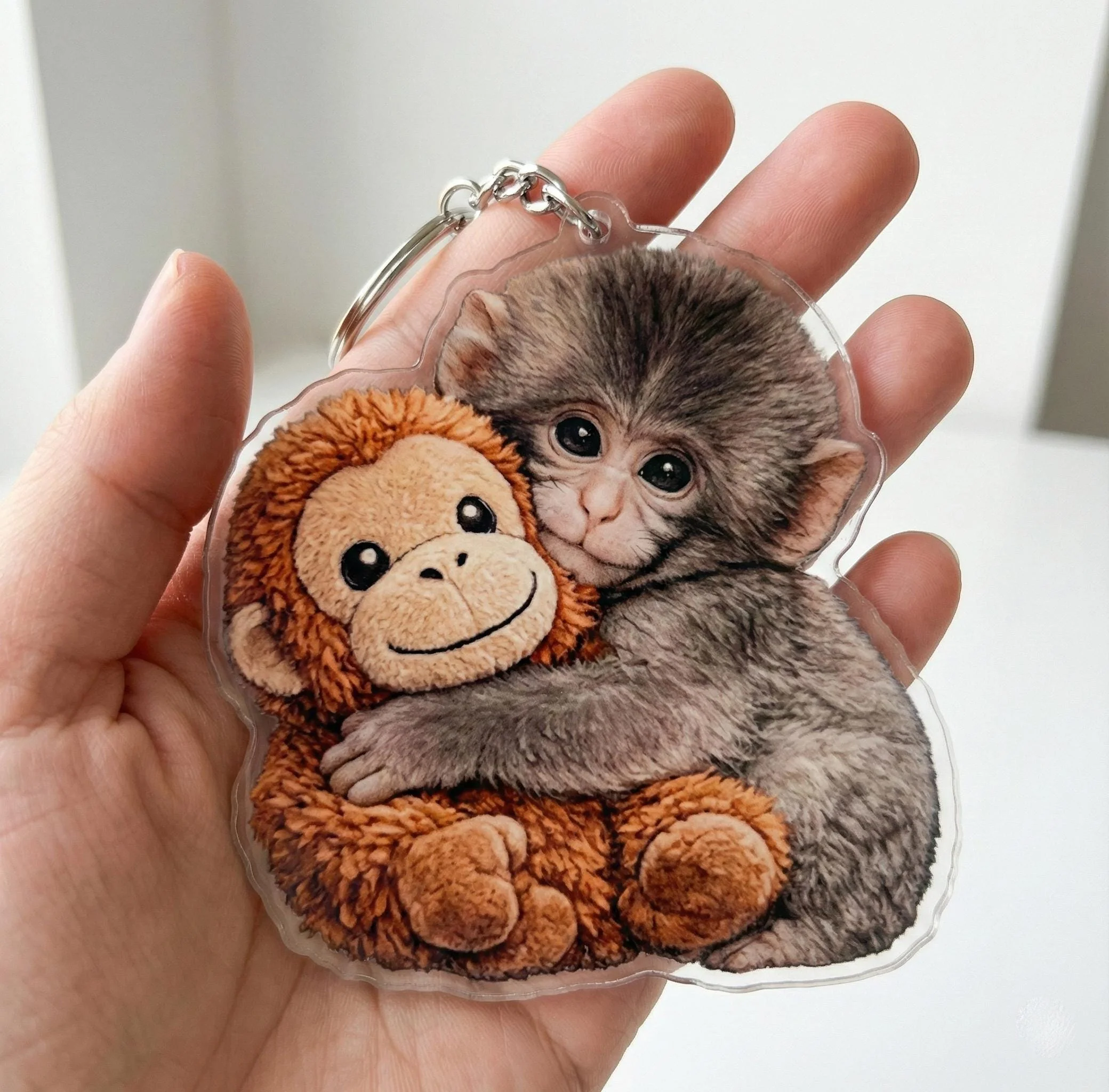 🔥Viral Punch Monkey Acrylic Keychain - Image 4