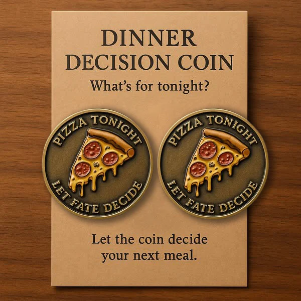 🎄Christmas Gift 50% Off--“What to Eat Tonight” Coin - Image 2