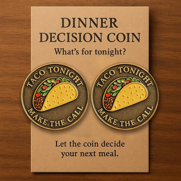 🎄Christmas Gift 50% Off--“What to Eat Tonight” Coin - Image 3
