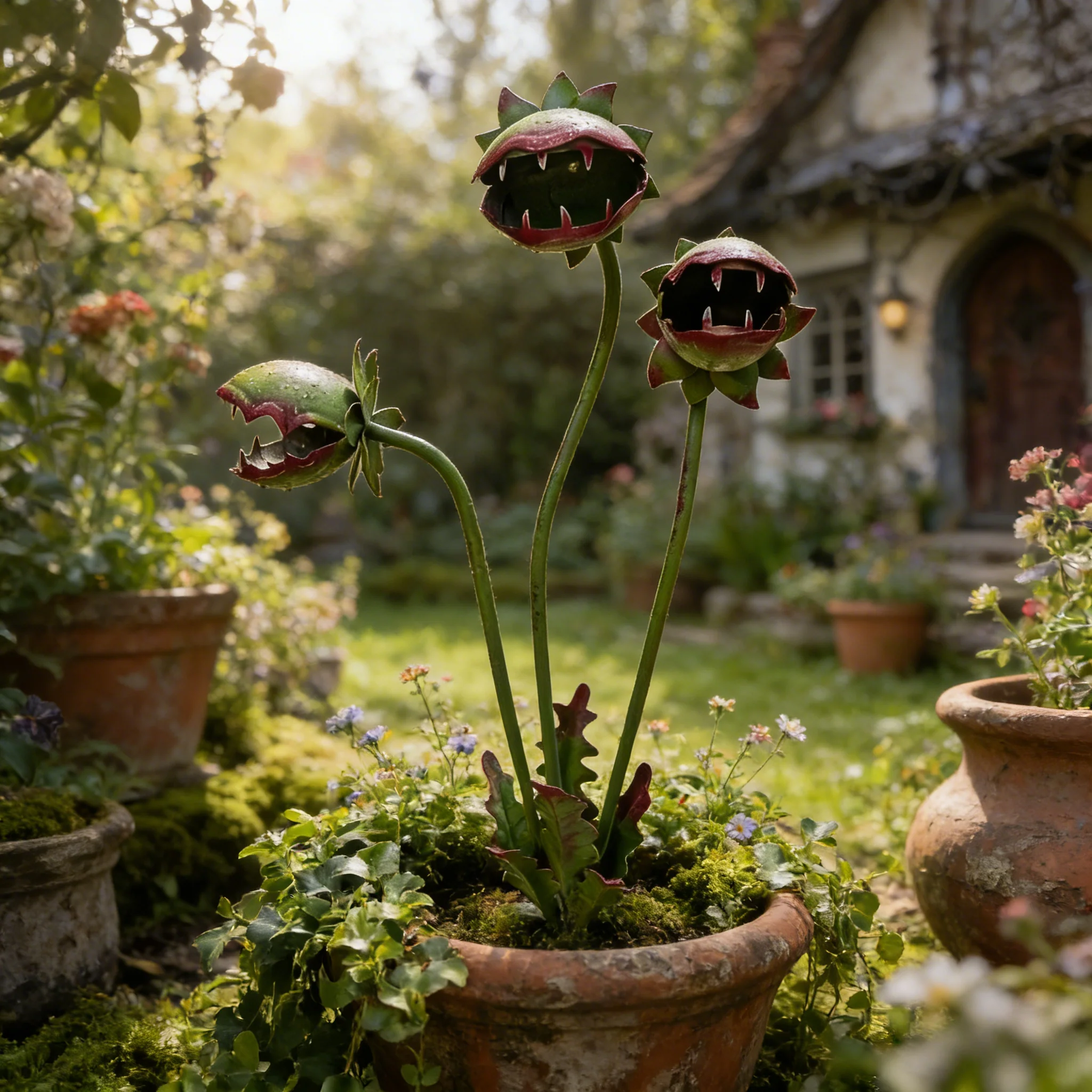 🪴🪴Whimsical Metal Carnivorous Plant Garden Stake - Image 14