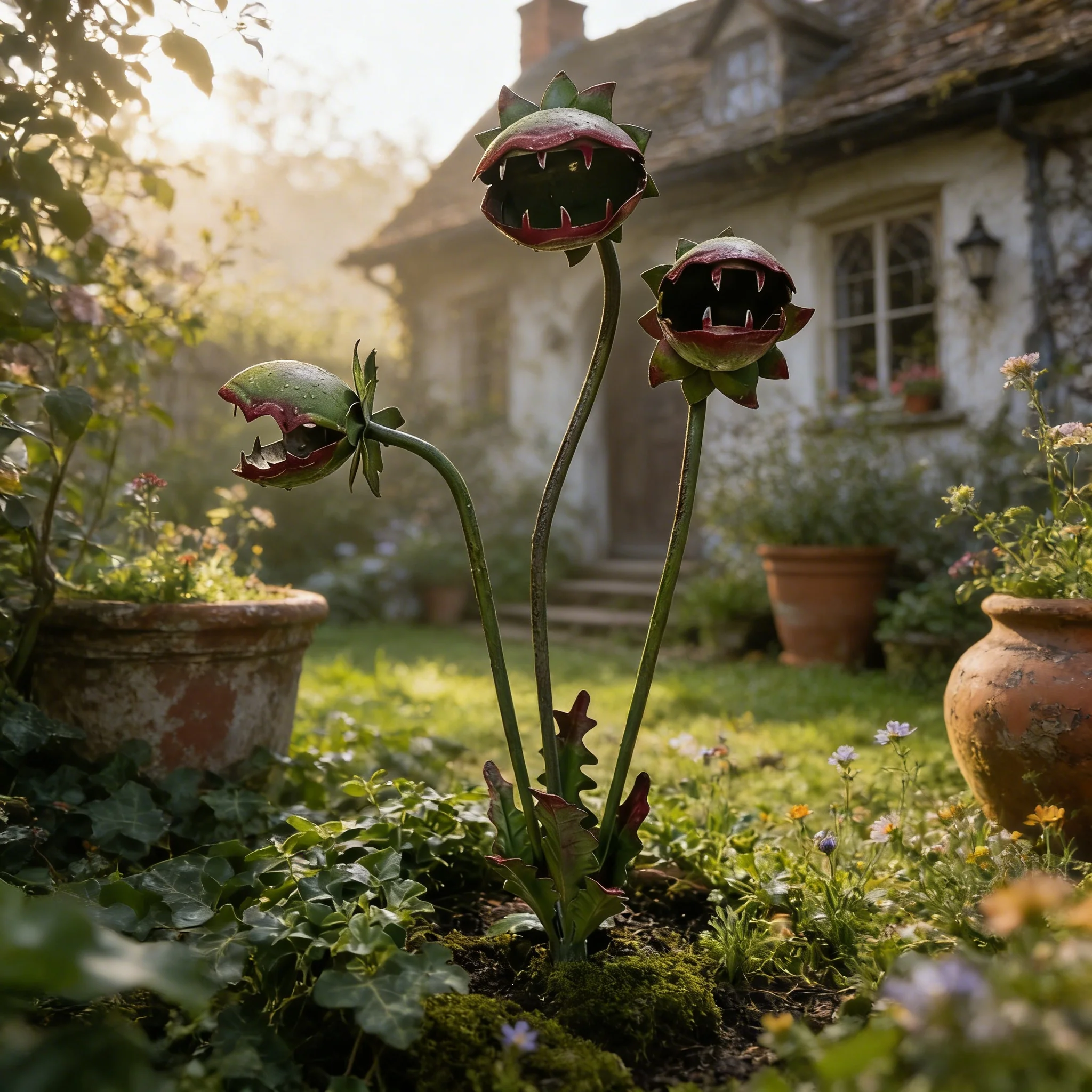 🪴🪴Whimsical Metal Carnivorous Plant Garden Stake - Image 16